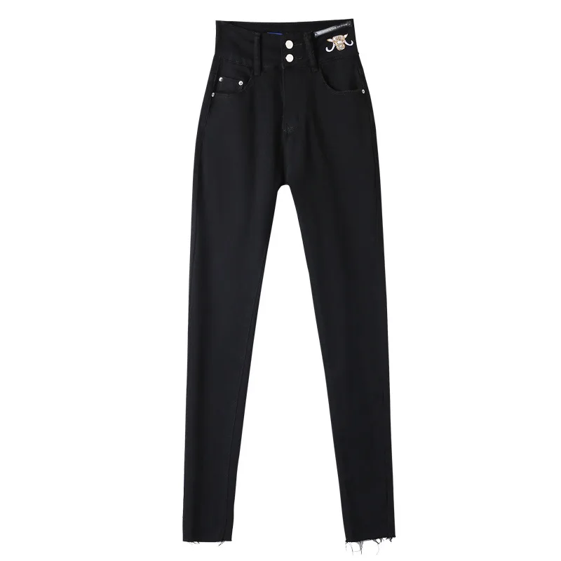Dress 2021 Spring and Summer New Korean High Waist Slim Small Foot Pencil Pants Thin Black Jeans Women
Dress 2021 Spring and Summer New Korean High Waist Slim Small Foot Pencil Pants Thin Black Jeans Women