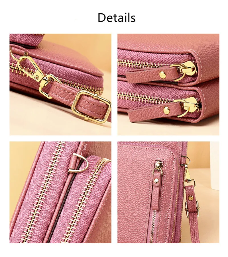2021 new large-capacity mobile phone bag small shoulder messenger zipper bag multifunctional long clutch bag lady wallet
2021 new large-capacity mobile phone bag small shoulder messenger zipper bag multifunctional long clutch bag lady wallet