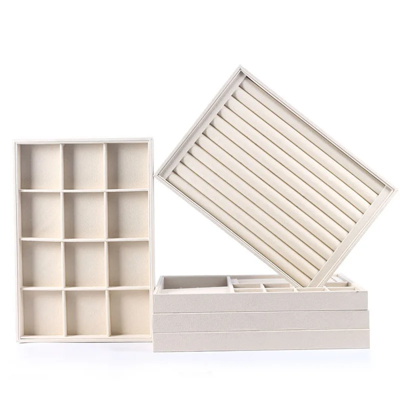 New Special Beige Flannel Jewelry Tray Display Ring Earrings Box Bracelet Necklace Pendant Holder Case Jewlery Storage Organizer
New Special Beige Flannel Jewelry Tray Display Ring Earrings Box Bracelet Necklace Pendant Holder Case Jewlery Storage Organizer