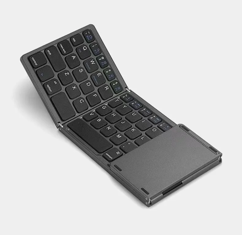 Foldable Wireless Keyboard Rechargeable Portable Mini Wireless Keyboard With Touchpad Mouse For IOS Android Windows PC Tablet
Foldable Wireless Keyboard Rechargeable Portable Mini Wireless Keyboard With Touchpad Mouse For IOS Android Windows PC Tablet