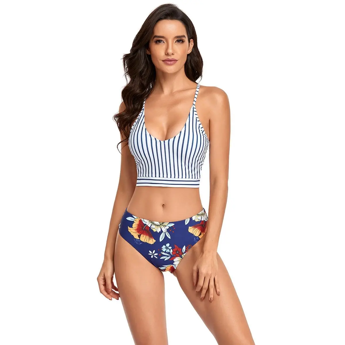 Female Bikini Swimwear Two-Piece Suit Print Sexy Fashion Women Swimsuit Bathing Beach Wear
Female Bikini Swimwear Two-Piece Suit Print Sexy Fashion Women Swimsuit Bathing Beach Wear