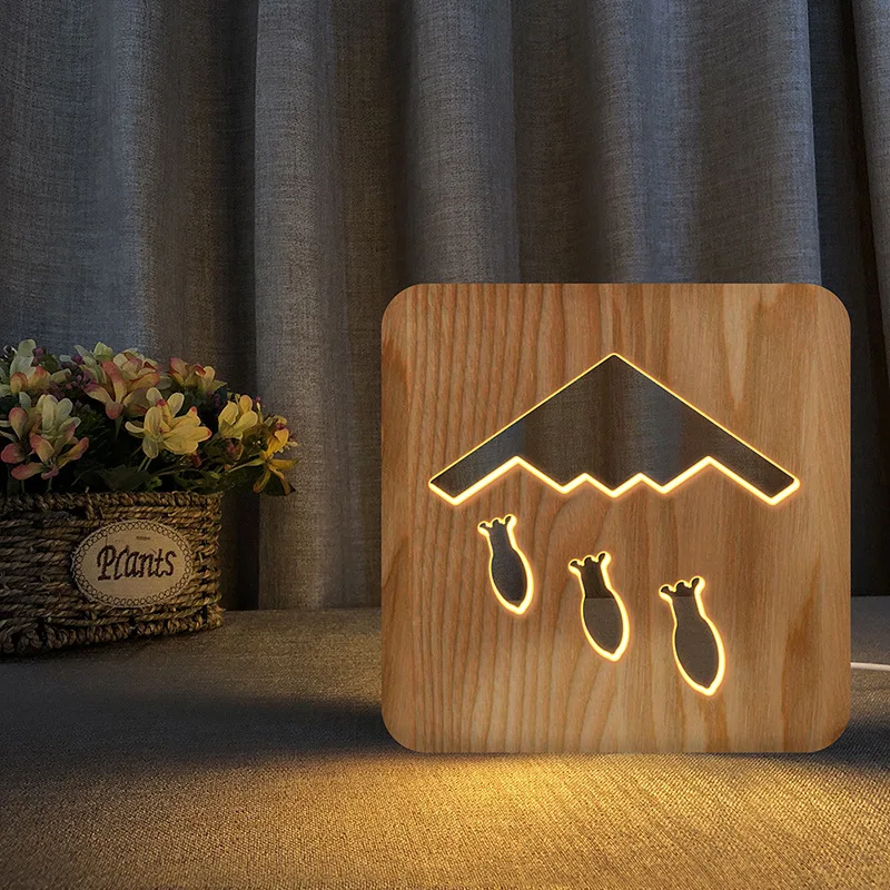 Creative Home Daily Solid Wood Cutout Carvings Engraved 3D Night Lamp Bedroom Led Desk Lamp
Creative Home Daily Solid Wood Cutout Carvings Engraved 3D Night Lamp Bedroom Led Desk Lamp
