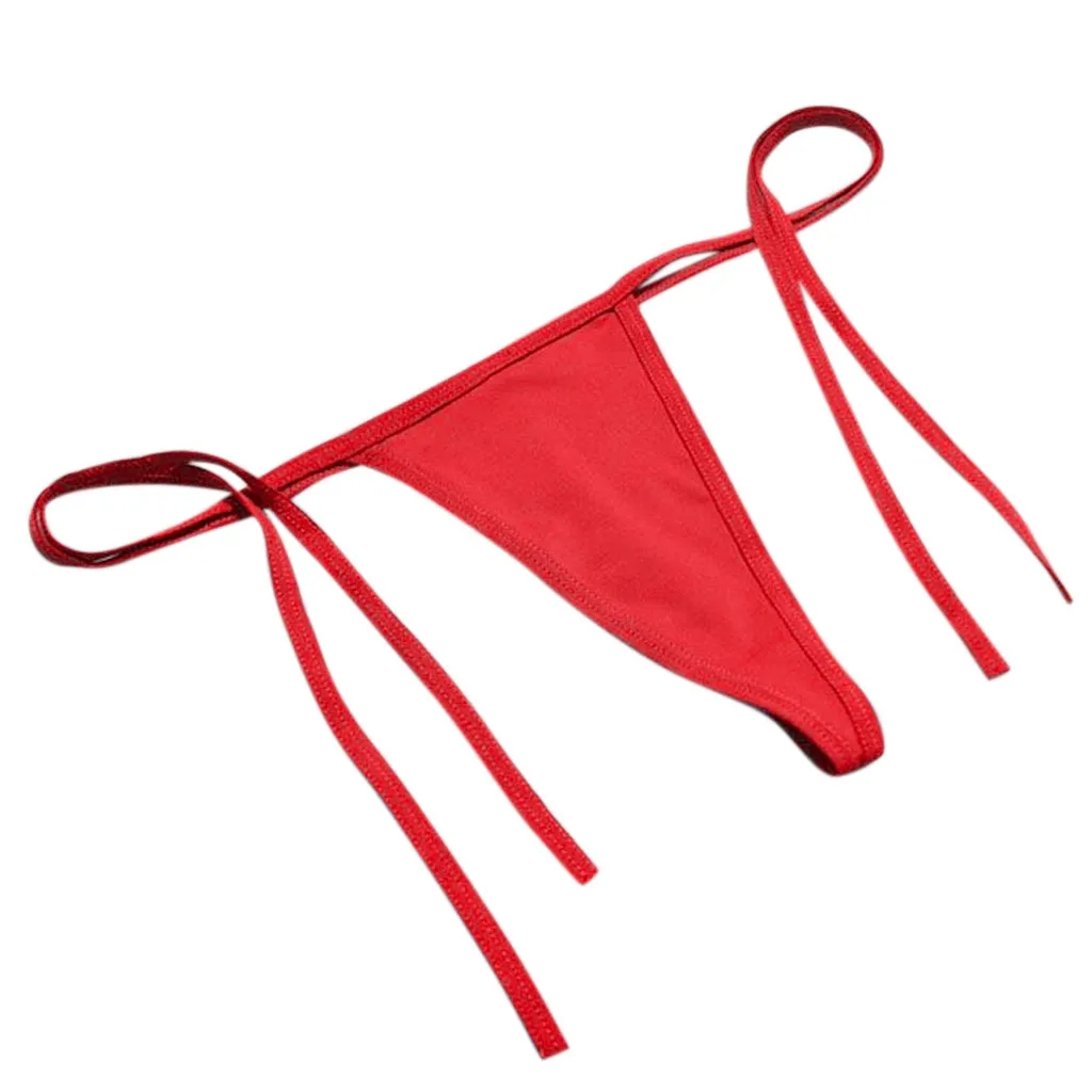 C-string женские Пикантные мини шортики нижнее белье трусики-стринги Babydoll Повязки