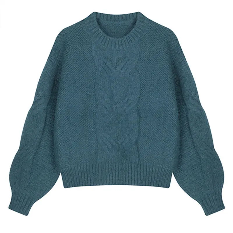 Round Neck Sweater Women's Autumn and Winter New Style Retro Thick Loose Thin Lazy Knitted Top Korean Fashion Women's Clothing
Round Neck Sweater Women's Autumn and Winter New Style Retro Thick Loose Thin Lazy Knitted Top Korean Fashion Women's Clothing