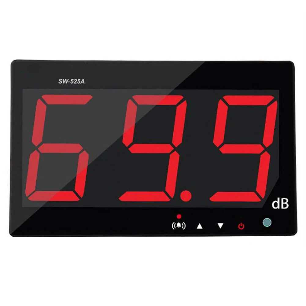 SW-525A Sound Level Meter Tester 30-130db Large Screen LCD Display Wall Hanging Type Noise Decibel Measuring Tester Alarm
SW-525A Sound Level Meter Tester 30-130db Large Screen LCD Display Wall Hanging Type Noise Decibel Measuring Tester Alarm