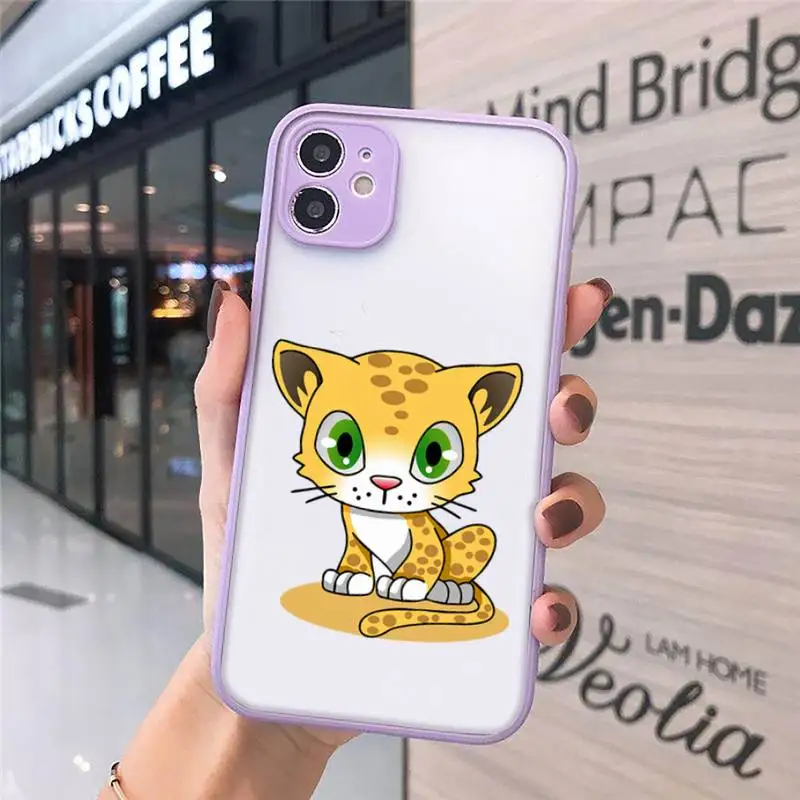Leopard cartoon cute Phone Cases matte transparent For iphone 7 8 11 12 plus mini x xs xr pro max cover
Leopard cartoon cute Phone Cases matte transparent For iphone 7 8 11 12 plus mini x xs xr pro max cover