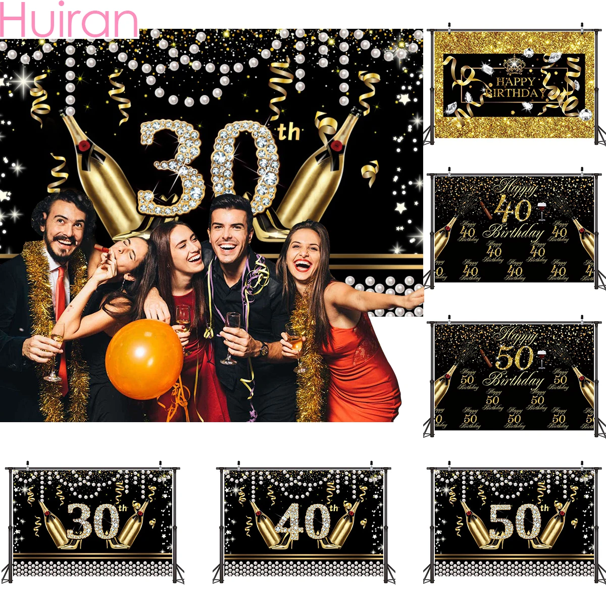 HUIRAN Black Gold Balloons 30 40 50 Years Cheers to 30 years Balloons Birthday 40 Years Birthday 50 years Party Decor Supplies
HUIRAN Black Gold Balloons 30 40 50 Years Cheers to 30 years Balloons Birthday 40 Years Birthday 50 years Party Decor Supplies