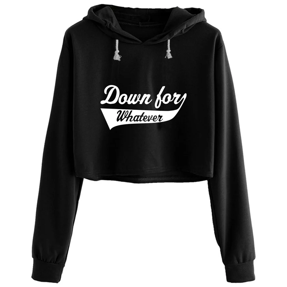 Down For Whatever Crop Hoodies Women Kawaii Goth Grunge Harajuku Pullover For Girls
Down For Whatever Crop Hoodies Women Kawaii Goth Grunge Harajuku Pullover For Girls