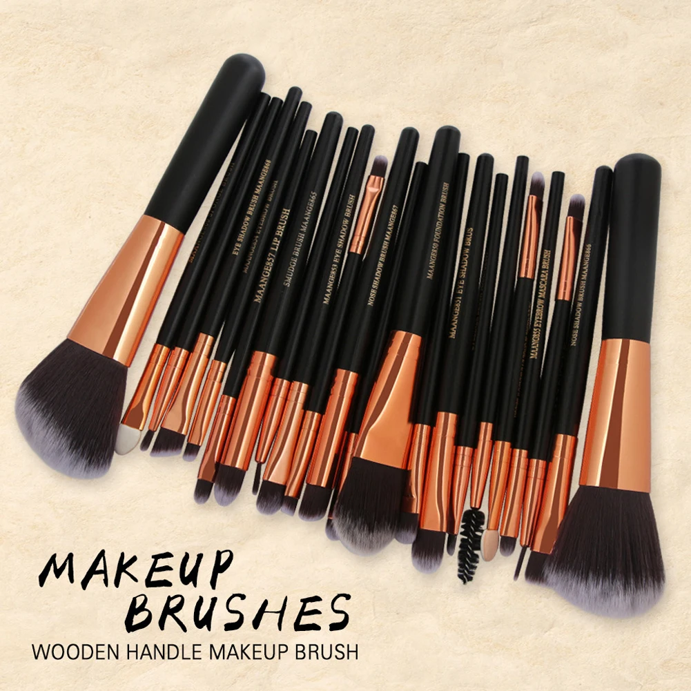 20pcs Makeup Brushes Set Face Foundation Powder Eye Shadow Eyebrow Highlight Kabuki Blending Brush Beauty Cosmetic Tools
20pcs Makeup Brushes Set Face Foundation Powder Eye Shadow Eyebrow Highlight Kabuki Blending Brush Beauty Cosmetic Tools