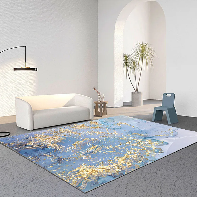 Nordic Light Luxury Abstract Blue Gold Sea Water Carpet For Living Room Anti-slip Kitchen Large Area Rug Bedroom Bedside Mat Hom
Nordic Light Luxury Abstract Blue Gold Sea Water Carpet For Living Room Anti-slip Kitchen Large Area Rug Bedroom Bedside Mat Hom