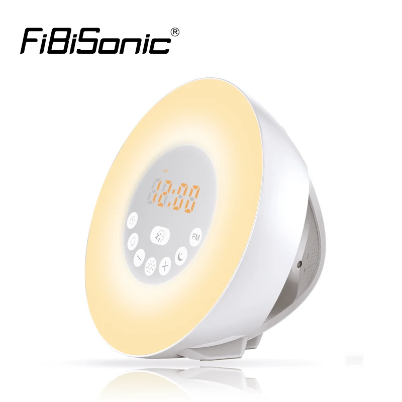 Sunrise Alarm Clock Wake Up Light with 6 Nature Sounds/FM Radio/Bluetooth/Touch Control 7 Color Changing Digital Alarm Clock
Sunrise Alarm Clock Wake Up Light with 6 Nature Sounds/FM Radio/Bluetooth/Touch Control 7 Color Changing Digital Alarm Clock