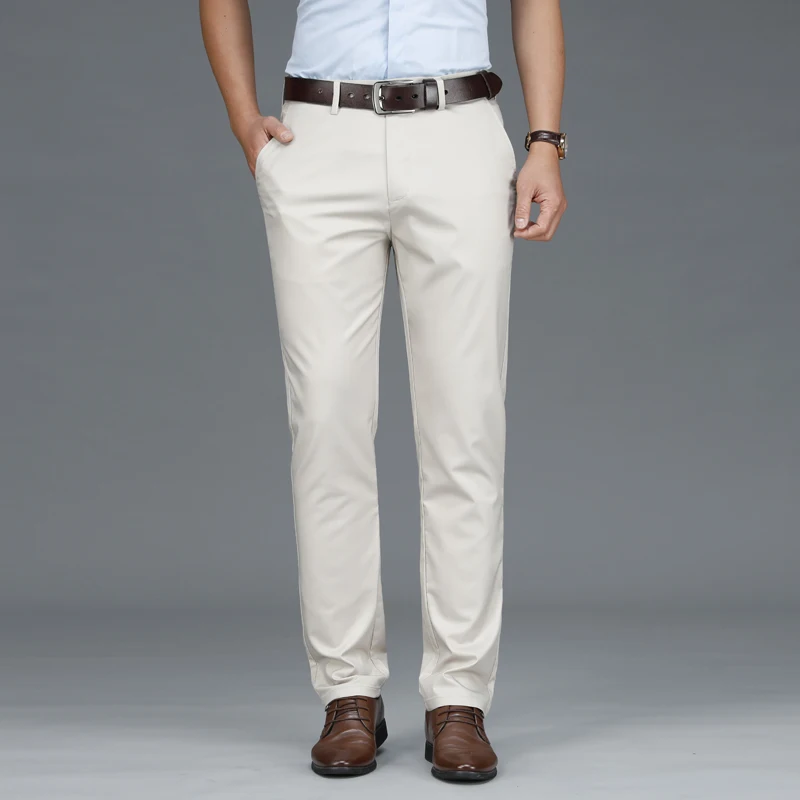 2021 Spring/Summer Brand Stretch Lightweight Fitted Straight Pants Classic Embroidery Business Casual Men's Fashion Trousers
2021 Spring/Summer Brand Stretch Lightweight Fitted Straight Pants Classic Embroidery Business Casual Men's Fashion Trousers