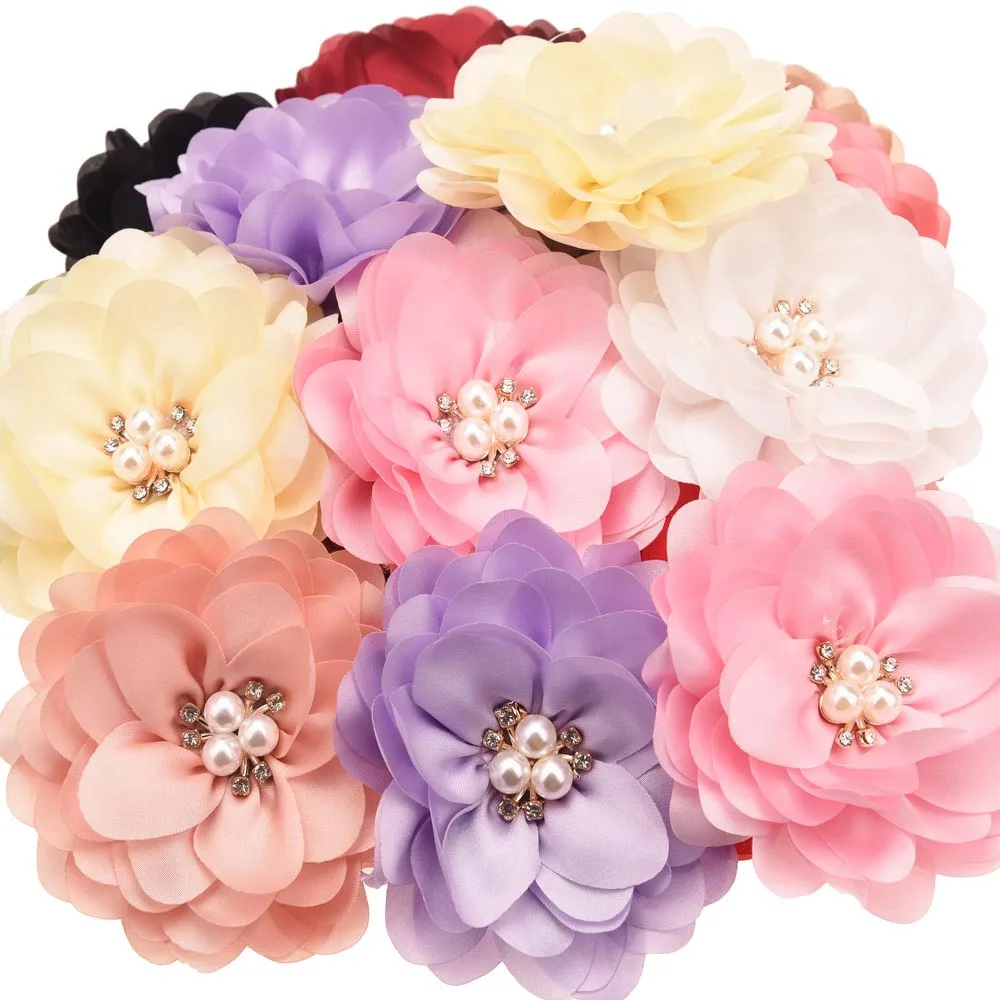 10PCS 3.2inch Smoot Chiffon Flower Rhinestone Cluster Hair Accessories for Girls Hair Bows Baby Kids Accessories
10PCS 3.2inch Smoot Chiffon Flower Rhinestone Cluster Hair Accessories for Girls Hair Bows Baby Kids Accessories