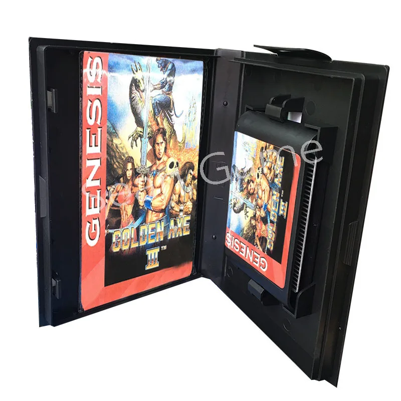 16 бит MD игровая карта для Sega Mega JAP/USA Golden Axe III чехол нового поколения с розничной