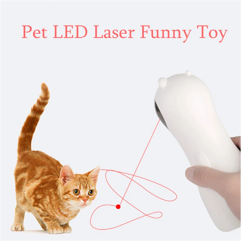 Automatic Cat Toys Interactive Smart Teasing Pet LED Laser Funny Handheld Mode Electronic Pet for All Cats Laser Free Shipping
Automatic Cat Toys Interactive Smart Teasing Pet LED Laser Funny Handheld Mode Electronic Pet for All Cats Laser Free Shipping
