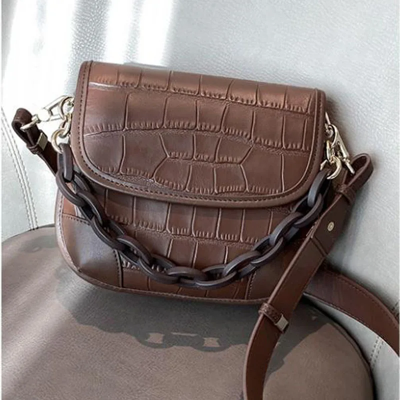 New fashion trend leather handbags chain crocodile pattern one shoulder messenger bag wide shoulder strap all-match Women Bag
New fashion trend leather handbags chain crocodile pattern one shoulder messenger bag wide shoulder strap all-match Women Bag