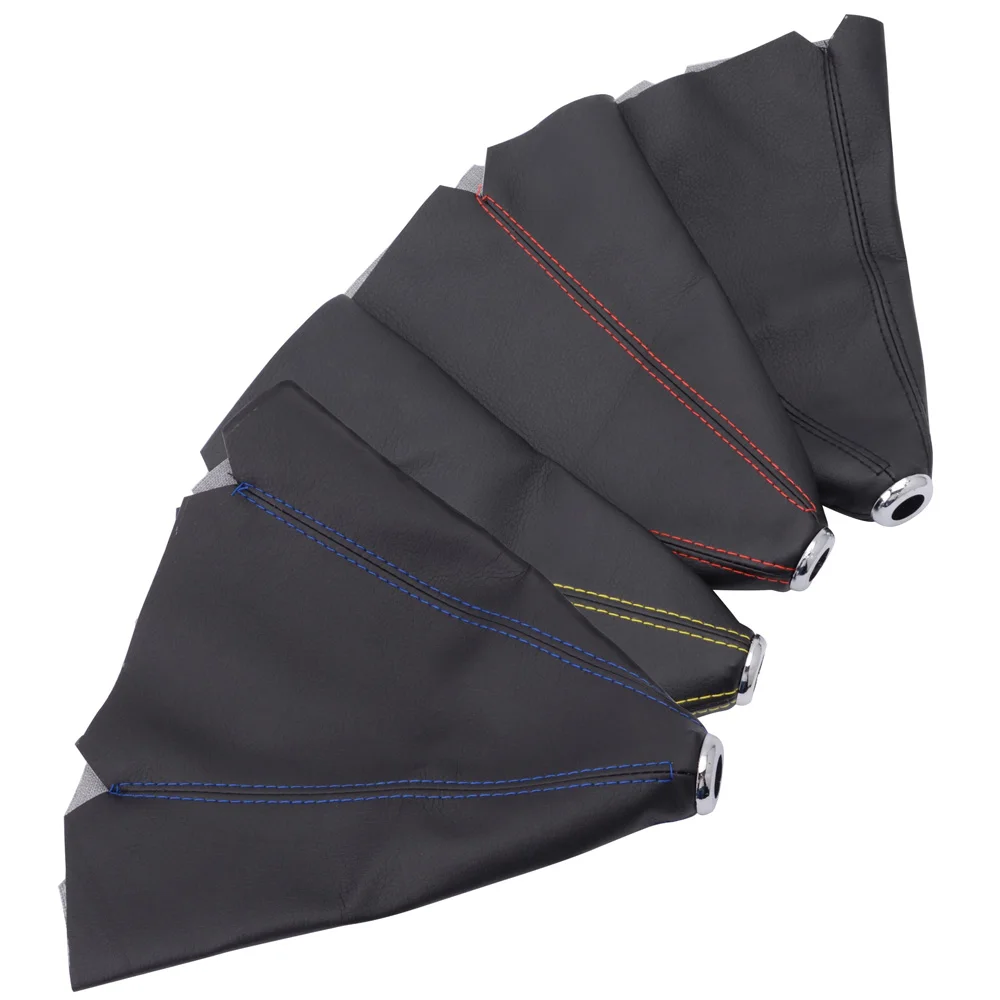 Universal Leather Short Shifter Collars Red Yellow Blue Black Stitch Shift Knob Shifter Boot Cover MT/AT
Universal Leather Short Shifter Collars Red Yellow Blue Black Stitch Shift Knob Shifter Boot Cover MT/AT