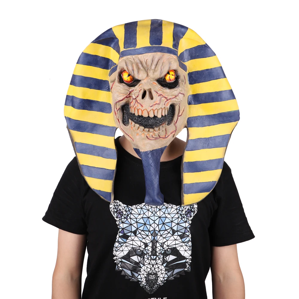 Halloween ghost festival horror mask masquerade horror Egyptian pharaoh mask bar atmosphere film and television haunted house
Halloween ghost festival horror mask masquerade horror Egyptian pharaoh mask bar atmosphere film and television haunted house