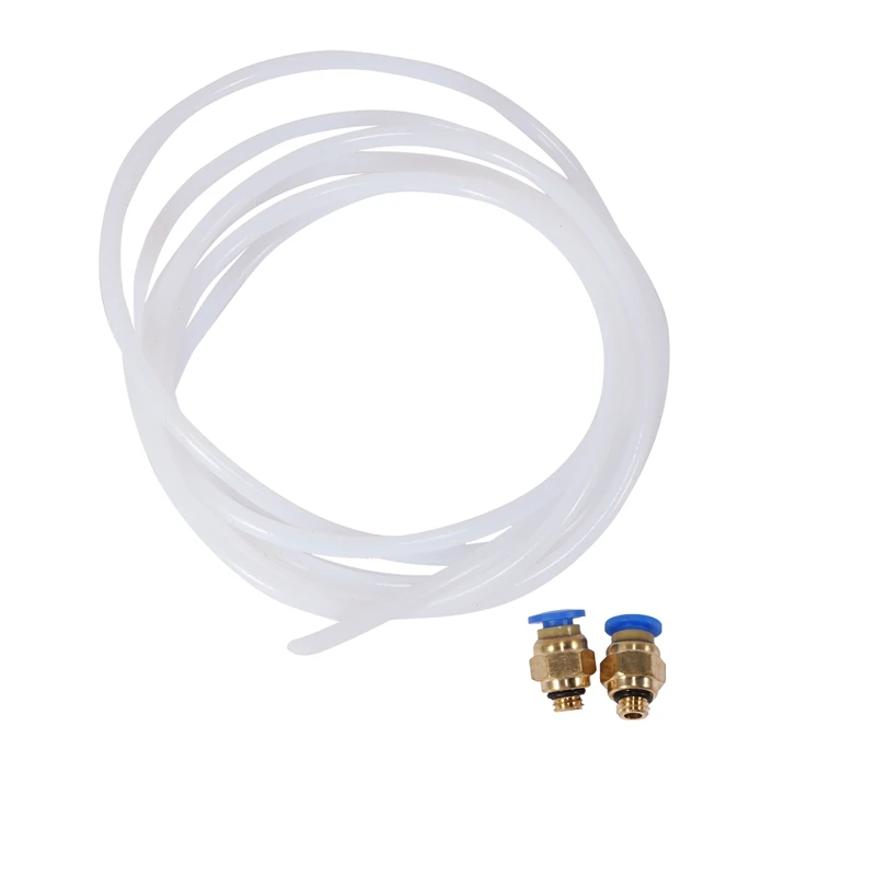 2 Meters Ptfe PTFE Bowden Tube 1.75Mm Filament And Pc4-M6 Push-In Fittings For 3D Printer
2 Meters Ptfe PTFE Bowden Tube 1.75Mm Filament And Pc4-M6 Push-In Fittings For 3D Printer