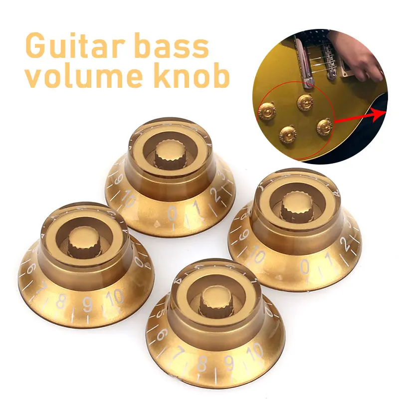 Potentiometer Cap ABS Guitar Accessories Device Musical Instruments Gold 4pcs Timbre Knob Cap Switch Cap Sturdy
Potentiometer Cap ABS Guitar Accessories Device Musical Instruments Gold 4pcs Timbre Knob Cap Switch Cap Sturdy