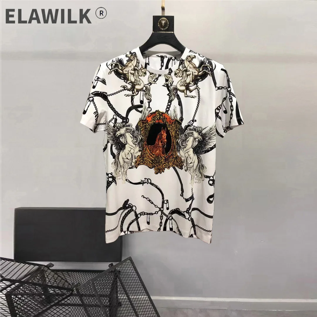 Europe style summer men casual t-shirts high quality cotton diamonds women/men's casual tee tops B505
Europe style summer men casual t-shirts high quality cotton diamonds women/men's casual tee tops B505