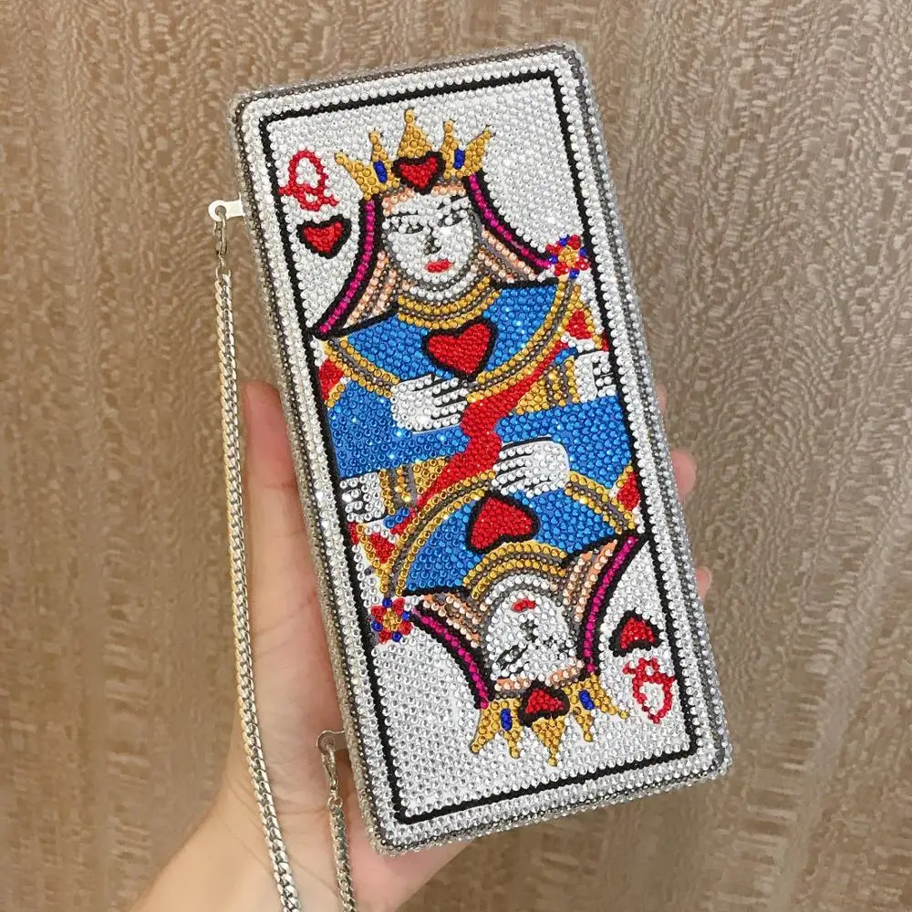 YD Wholesale Card Red Q Full Diamond Evening Bags Popular Fashion Banquet Clutch Bag Bling Bling Stone Women's Bag Square Purse
YD Wholesale Card Red Q Full Diamond Evening Bags Popular Fashion Banquet Clutch Bag Bling Bling Stone Women's Bag Square Purse