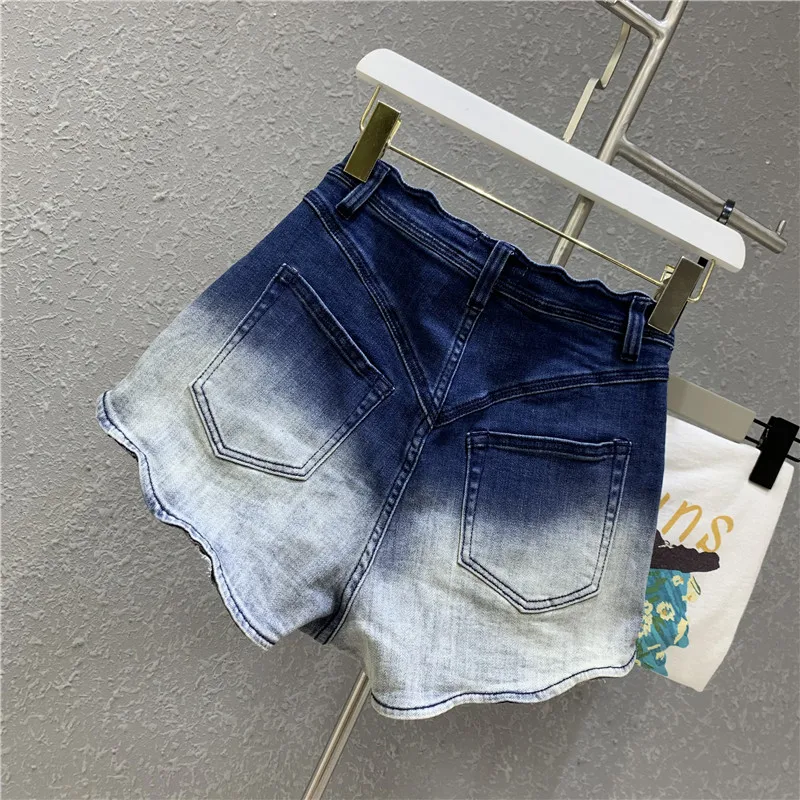 Button Irregular Contrast-Color Ruffled Denim Shorts Female 2021 Summer New Fashion Loose Thin Wide-Leg Pants for Ladies
Button Irregular Contrast-Color Ruffled Denim Shorts Female 2021 Summer New Fashion Loose Thin Wide-Leg Pants for Ladies