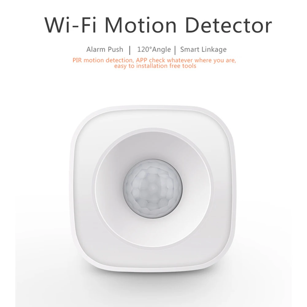 Motion PIR Sensor Detector WIFI Movement Sensor Smart Life APP Wireless Home Security System
Motion PIR Sensor Detector WIFI Movement Sensor Smart Life APP Wireless Home Security System