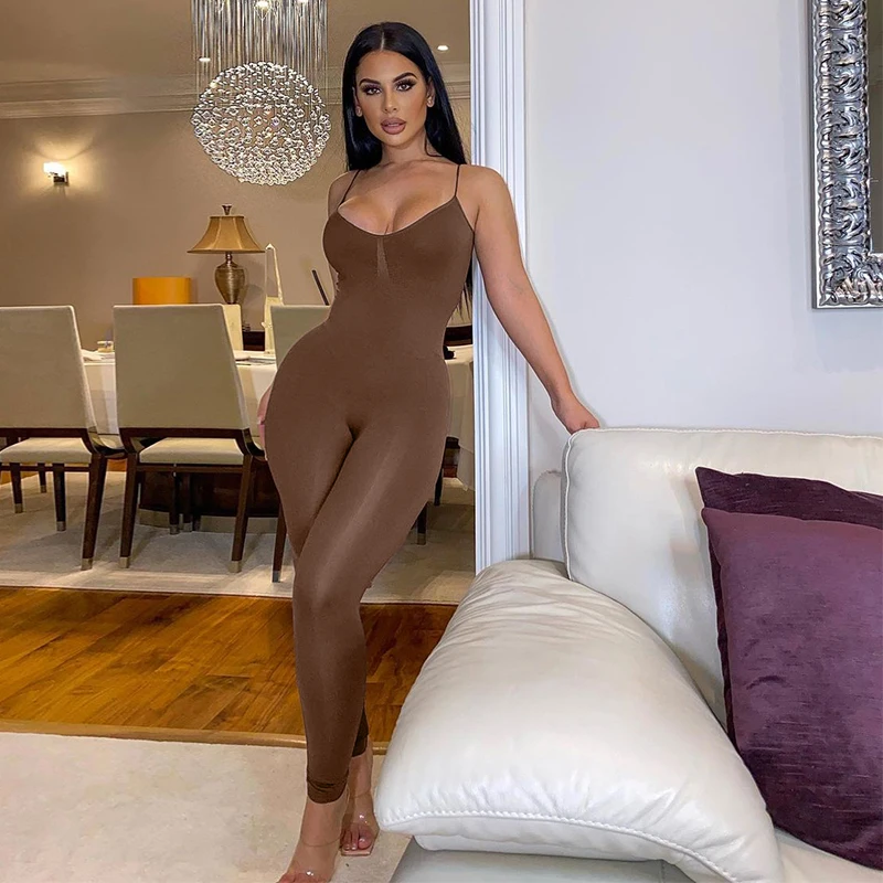 2021 Summer Sling Female Long Jumpsuit Suit Tight Sexy Streetwear Fitness Sportswear Casual Wear Club Wear Sports Jumpsuit New
2021 Summer Sling Female Long Jumpsuit Suit Tight Sexy Streetwear Fitness Sportswear Casual Wear Club Wear Sports Jumpsuit New