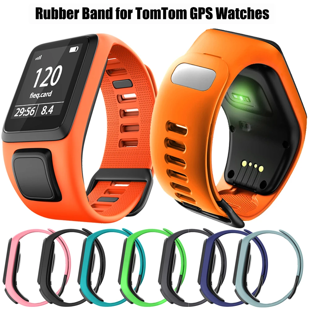 Good Quality Silicone Rubber Watch Band Strap for TomTom 2 3 Runner Spark Music Replacement Bracelet for TomTom GPS Smart Watch
Good Quality Silicone Rubber Watch Band Strap for TomTom 2 3 Runner Spark Music Replacement Bracelet for TomTom GPS Smart Watch