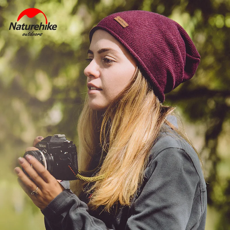 Теплая шерстяная шапка Naturehike с фабрики вязаная для мужчин и женщин Спортивная