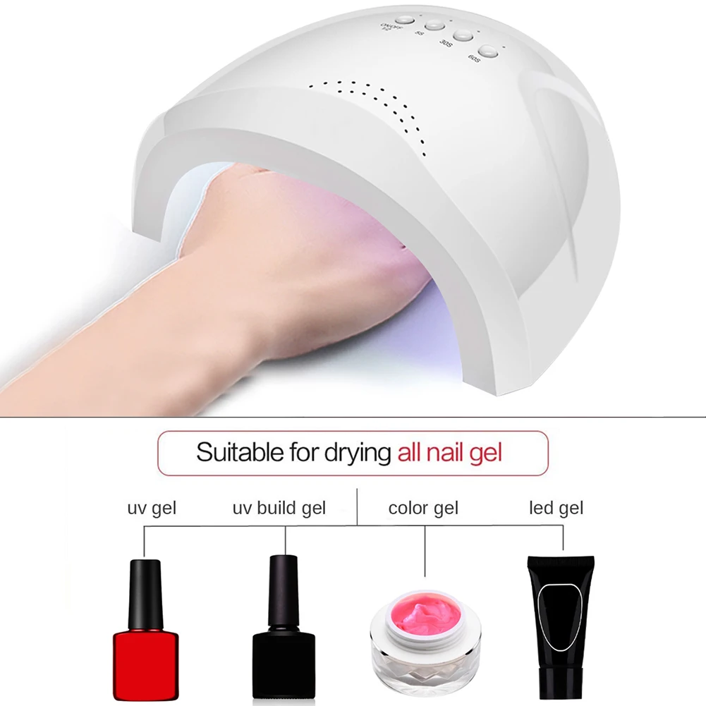 УФ-лампа для сушки гель-лака ногтей 48 Вт 30 шт. | Красота и здоровье