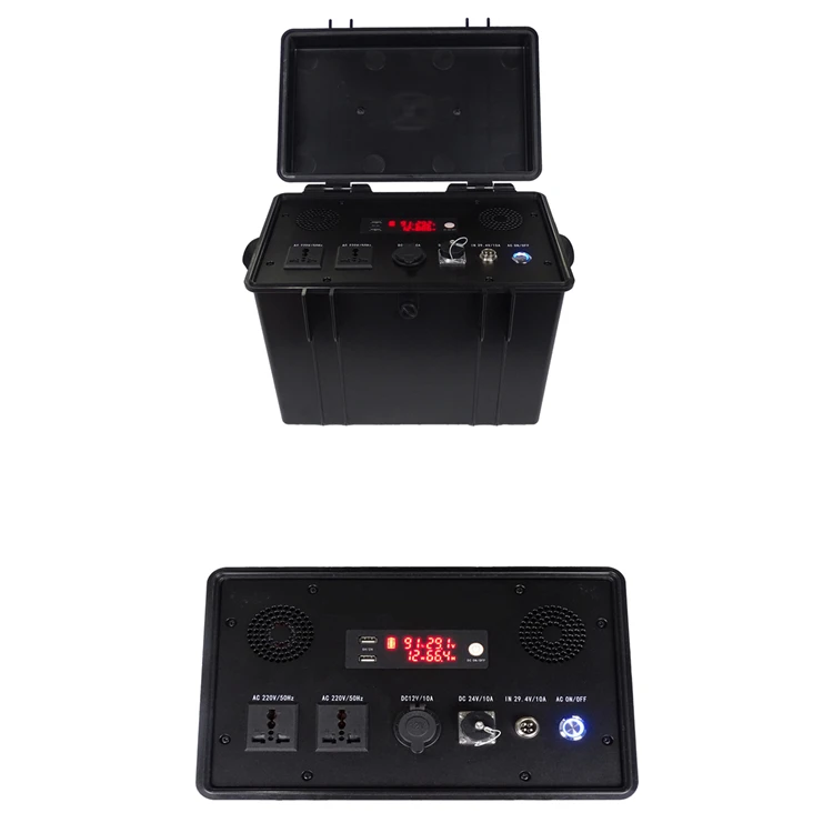 SH1000W Fire Rescue Outdoor Camping 24V 10A 5V 2A Output Lithium Battery Back Up UPS 1000W 1kW Power Supply
SH1000W Fire Rescue Outdoor Camping 24V 10A 5V 2A Output Lithium Battery Back Up UPS 1000W 1kW Power Supply