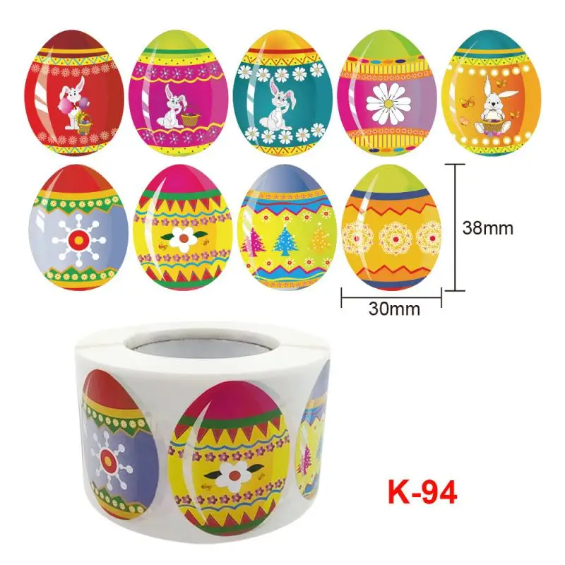 New Roll Oval Egg Shaped Easter Sticker Cute Bunny Easter Sticker Festival Birthday Party Gift Decorations Labels Party Stickers
New Roll Oval Egg Shaped Easter Sticker Cute Bunny Easter Sticker Festival Birthday Party Gift Decorations Labels Party Stickers