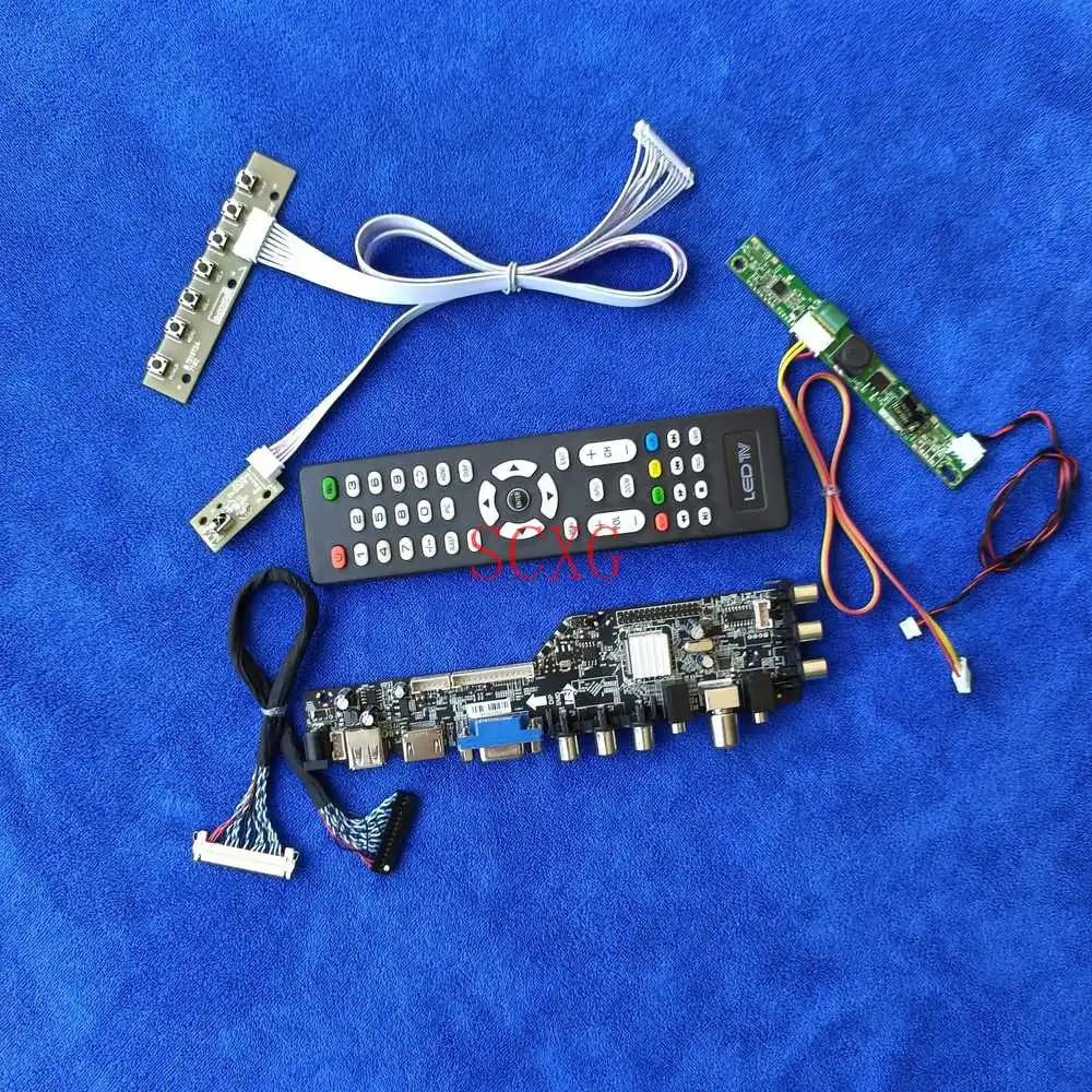 AV VGA USB HDMI-compatible 1920*1080 30-Pin LVDS KIT Display drive board LED LCD Fit T215HVN01.0/T215HVN01.1/T215HVN01.2 Digital
AV VGA USB HDMI-compatible 1920*1080 30-Pin LVDS KIT Display drive board LED LCD Fit T215HVN01.0/T215HVN01.1/T215HVN01.2 Digital