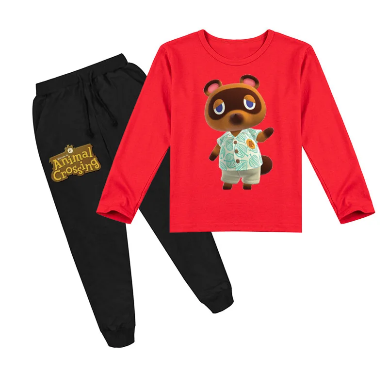 DLF Japan Game Animal Crossing Clothing Set Kids Cartoon Teddy Anti-Social T Shirt Pants 2pcs Sportsuit Baby Boys Girls Clothes
DLF Japan Game Animal Crossing Clothing Set Kids Cartoon Teddy Anti-Social T Shirt Pants 2pcs Sportsuit Baby Boys Girls Clothes