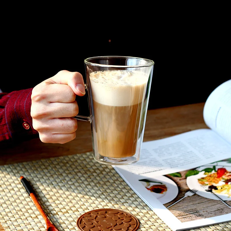 New European Style Professional Cafe Coffee Mug Cappuccino Cup Trapezoid Two Thicknesses Home Used Assam Milk Tea Glass Tumbler
New European Style Professional Cafe Coffee Mug Cappuccino Cup Trapezoid Two Thicknesses Home Used Assam Milk Tea Glass Tumbler