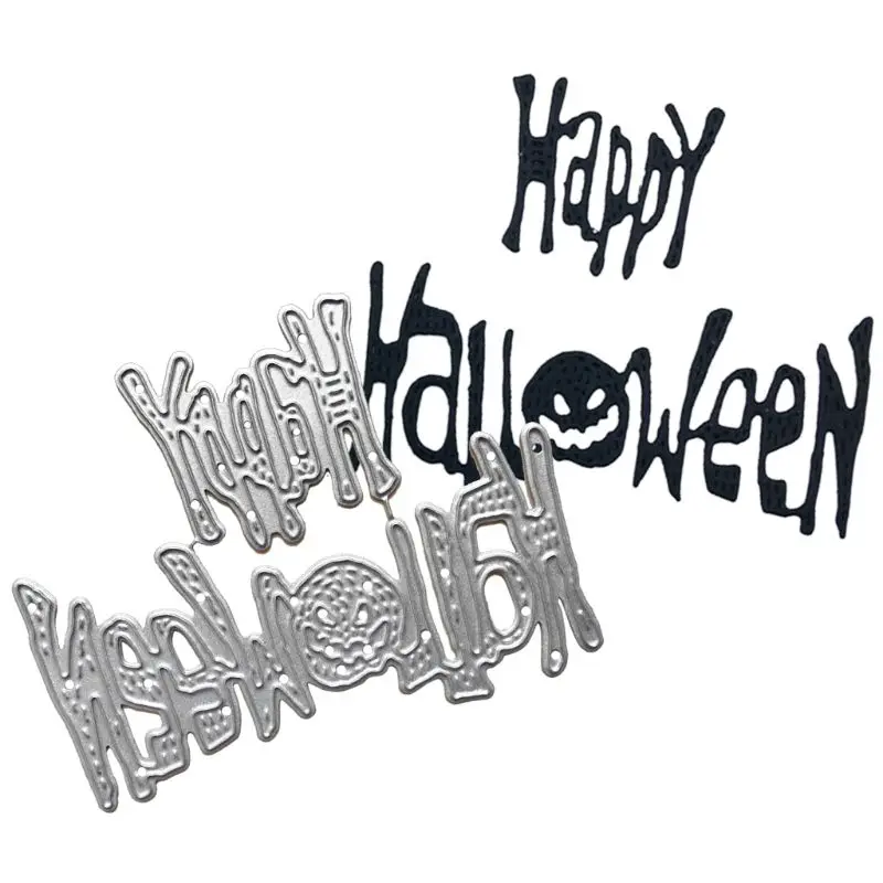 Happy Halloween Cutting Dies Stencil DIY Scrapbooking Album Stamp Card Embossing 
Happy Halloween Cutting Dies Stencil DIY Scrapbooking Album Stamp Card Embossing