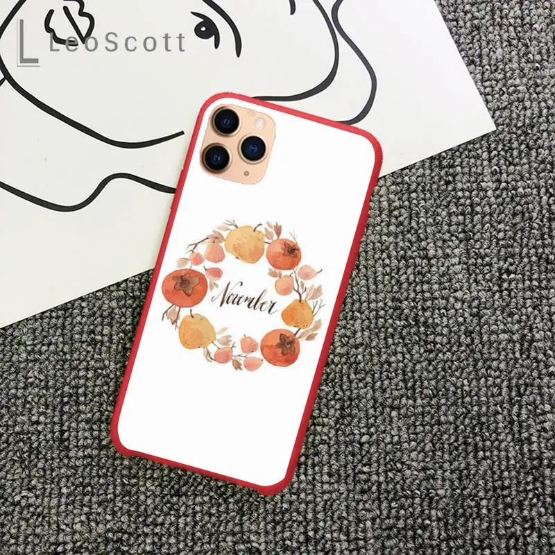 Pumpkin Autumn leaf Flowers Phone Case Candy Color for iPhone 11 12 mini pro XS MAX 8 7 6 6S Plus X 5S SE 2020 XR 
Pumpkin Autumn leaf Flowers Phone Case Candy Color for iPhone 11 12 mini pro XS MAX 8 7 6 6S Plus X 5S SE 2020 XR