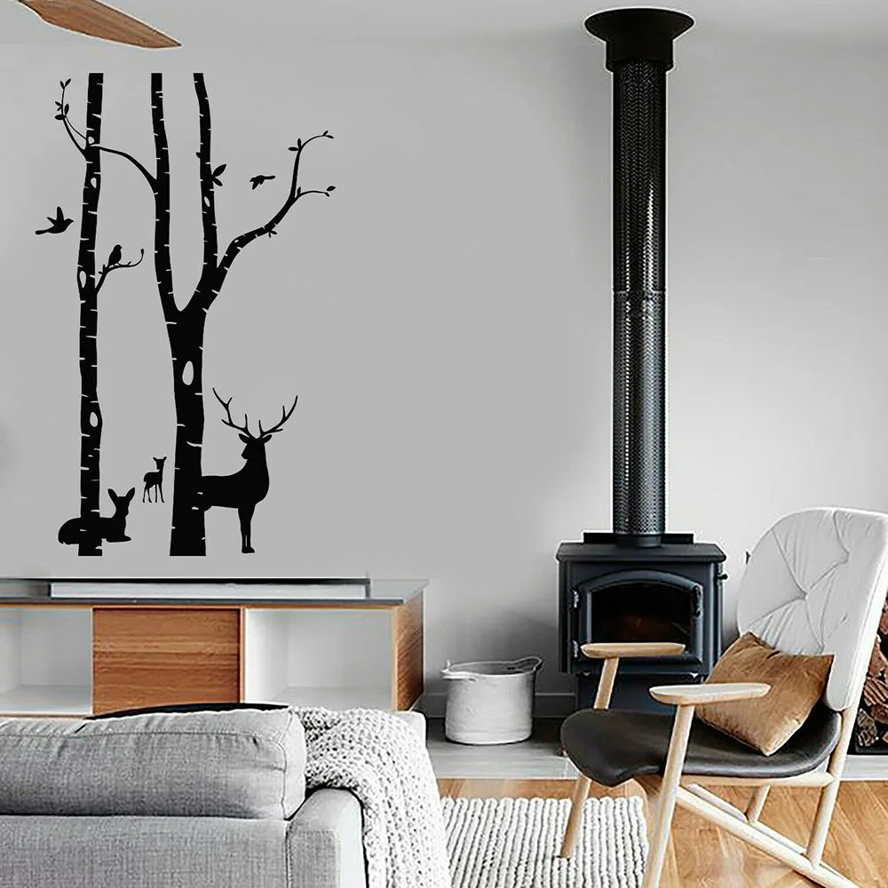 Forest Animals Landscape Wall Vinyl Decal Living Room Home Decor Family Deer Hunting Stickers Wall Posters Removable Newly P782
Forest Animals Landscape Wall Vinyl Decal Living Room Home Decor Family Deer Hunting Stickers Wall Posters Removable Newly P782