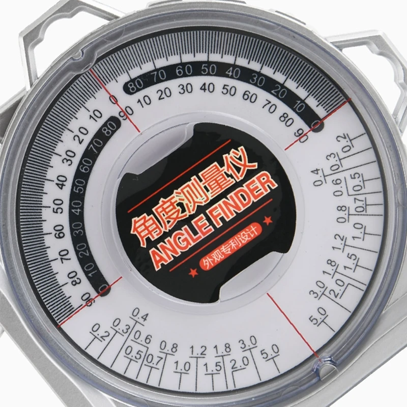 Multifunctional Protractor Angle Finder Slope Scale Level Measuring Instrument with Level Bubble Inclinometer
Multifunctional Protractor Angle Finder Slope Scale Level Measuring Instrument with Level Bubble Inclinometer