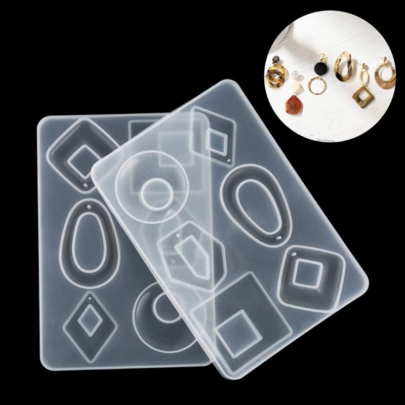 Handmade Crystal Epoxy Resin Mold Necklace Pendant Casting Silicone Mould DIY Crafts Jewelry Earrings Making Tool
Handmade Crystal Epoxy Resin Mold Necklace Pendant Casting Silicone Mould DIY Crafts Jewelry Earrings Making Tool