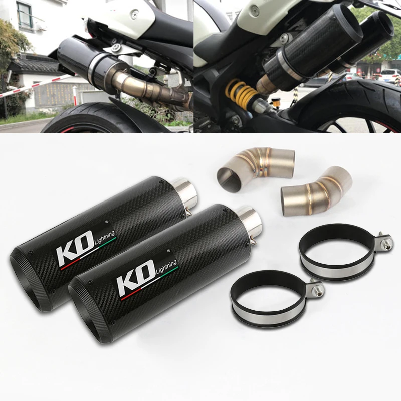 Monster 1100 696 двойной выход без застежки комплект для выхлопной системы мотоцикла