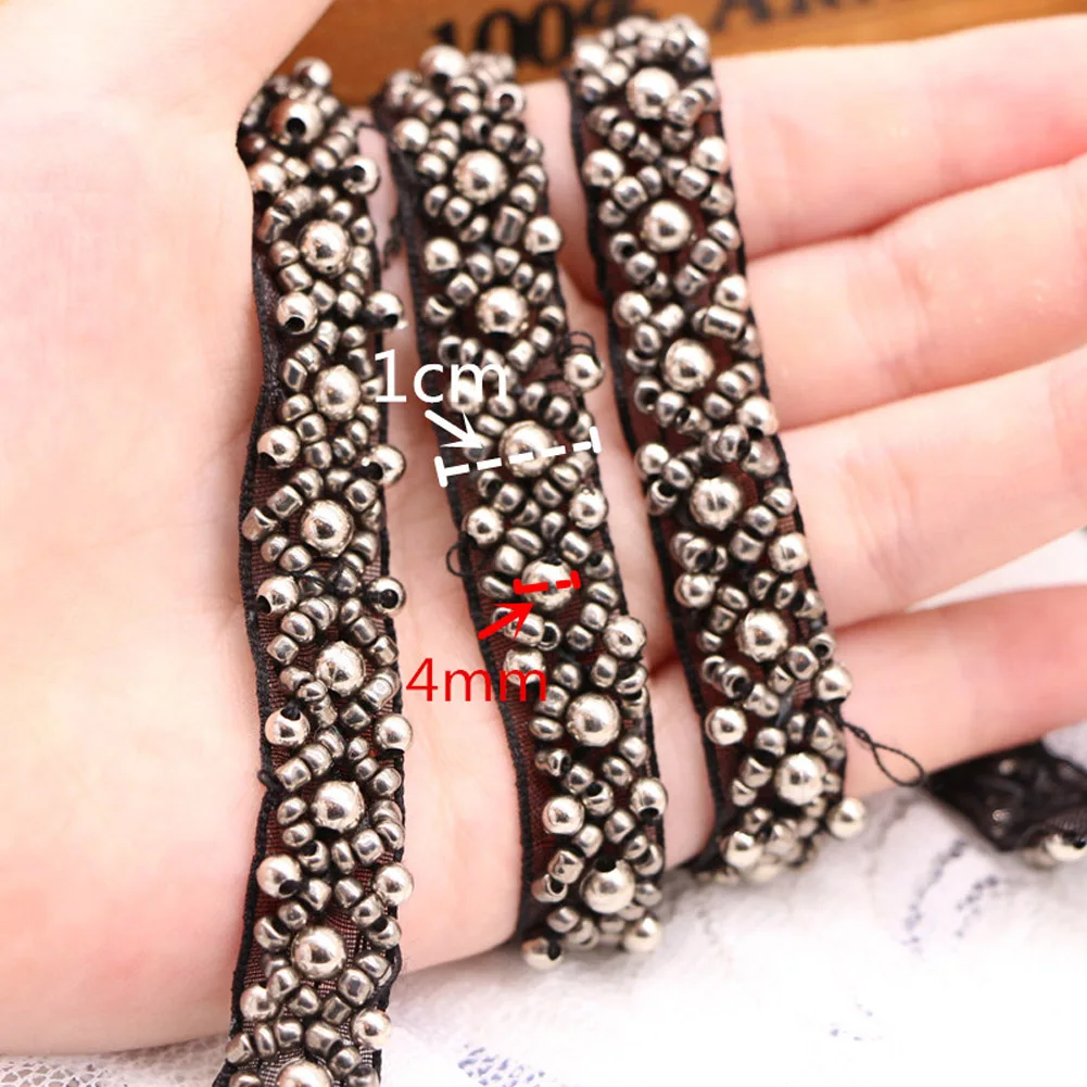 1 Yards/Lot Pearl Seed Bead Beaded Trims Lace Ribbon Fabric Clothes Decoration Wedding Dress Collar Sleeve Lace Applique Crafts
1 Yards/Lot Pearl Seed Bead Beaded Trims Lace Ribbon Fabric Clothes Decoration Wedding Dress Collar Sleeve Lace Applique Crafts