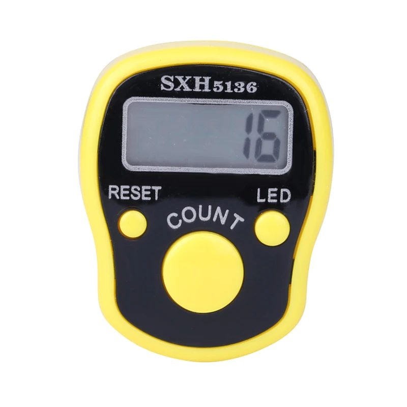 1pc Digital Finger Ring Tally Counter Handheld Row Counter Led Light Night Vision VDX99
1pc Digital Finger Ring Tally Counter Handheld Row Counter Led Light Night Vision VDX99