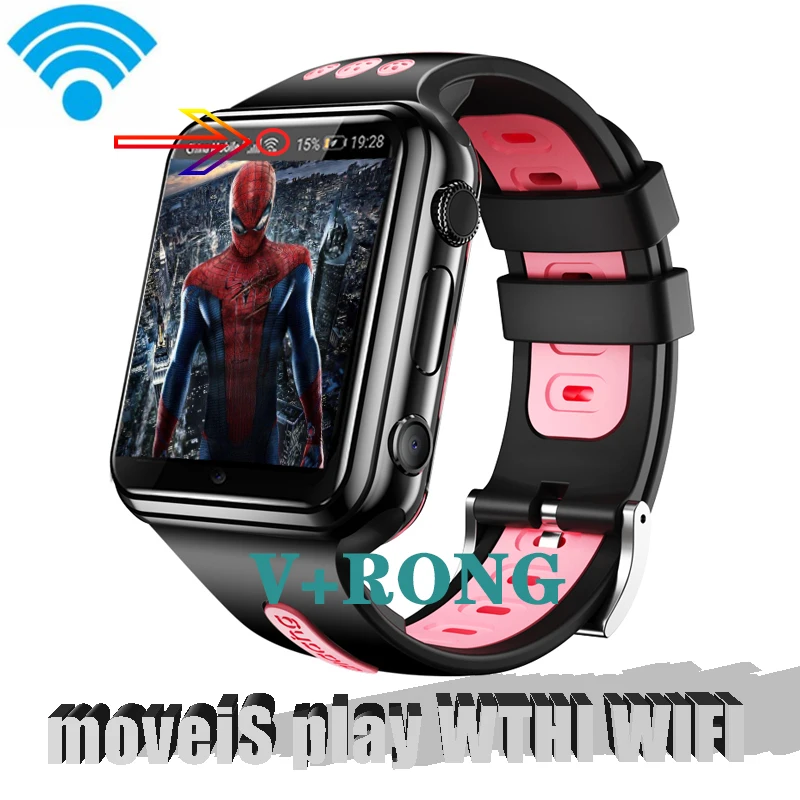 W5 2020 NFC водонепроницаемые часы для смартфона 4G загружаемое приложение MP4 Play AI Smart