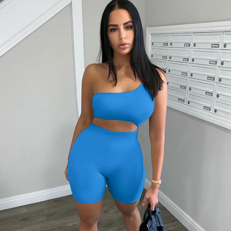 Rainbowwaves High Waist Hollow Out Slim Fit Playsuit Summer Streetwear Female Clothing Women Sexy Romper One Shoulder Short Jump
Rainbowwaves High Waist Hollow Out Slim Fit Playsuit Summer Streetwear Female Clothing Women Sexy Romper One Shoulder Short Jump