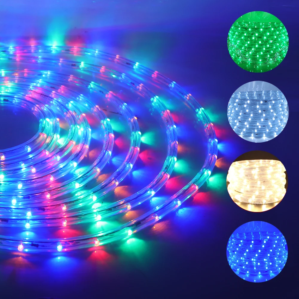 EU 220V LED Rope Tube String Fairy Lights 360 Degree Ligthing Waterproof Outdoor Garden Lamp Multi Rainbow Neon Sign Led Strip
EU 220V LED Rope Tube String Fairy Lights 360 Degree Ligthing Waterproof Outdoor Garden Lamp Multi Rainbow Neon Sign Led Strip
