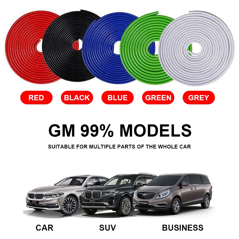 5m Universal Car Door Seal Strip Rubber Door Edge Guard Protector Anti-Collision U-Type Scratch Protector Strip Car Accessories
5m Universal Car Door Seal Strip Rubber Door Edge Guard Protector Anti-Collision U-Type Scratch Protector Strip Car Accessories