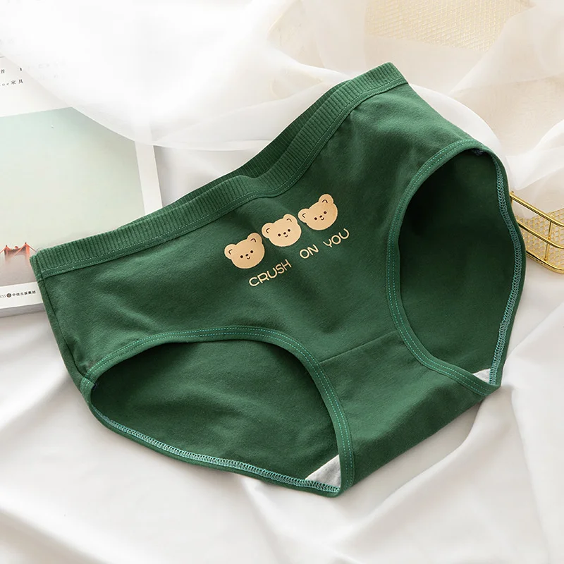 2021 Women's Cotton Underwear Japanese Cute Briefs Mid Waist Seamless Underpants Cute Cartoon Panties Female Cotton Lingerie
2021 Women's Cotton Underwear Japanese Cute Briefs Mid Waist Seamless Underpants Cute Cartoon Panties Female Cotton Lingerie